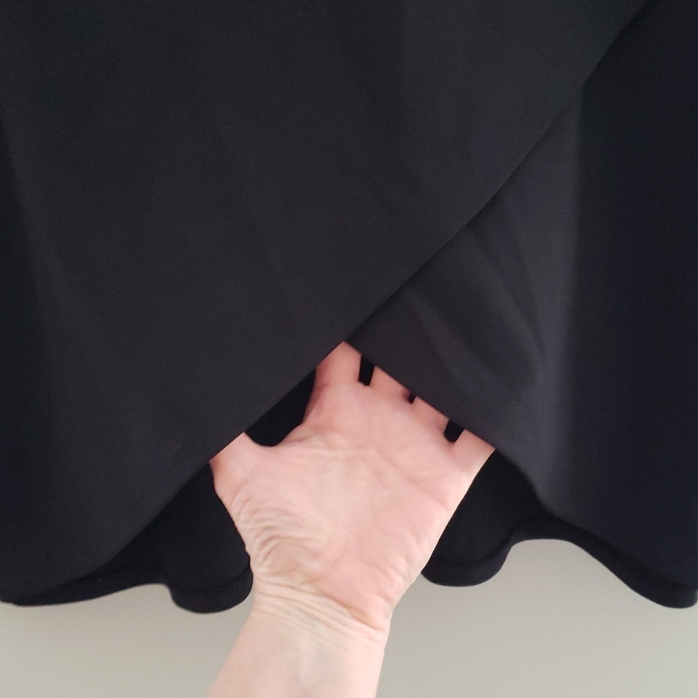 Bryn Walker Women Lavinia Tunic Top Medium Black Cowl Neck Lagenlook Minimalist - Picture 4 of 15
